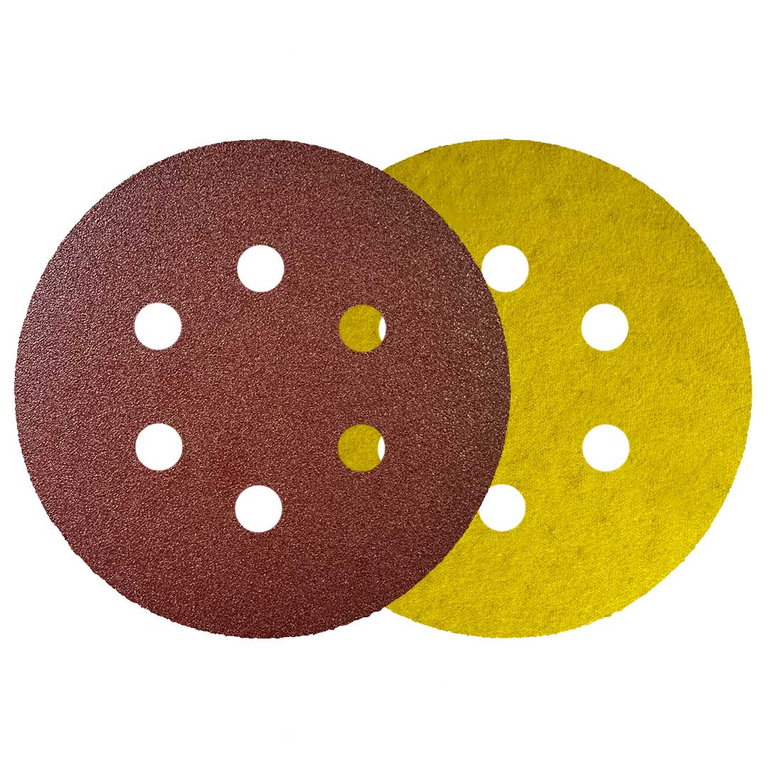 KP949FO Aluminium Oxide 150mm Velcro Grip Discs with 6 holes