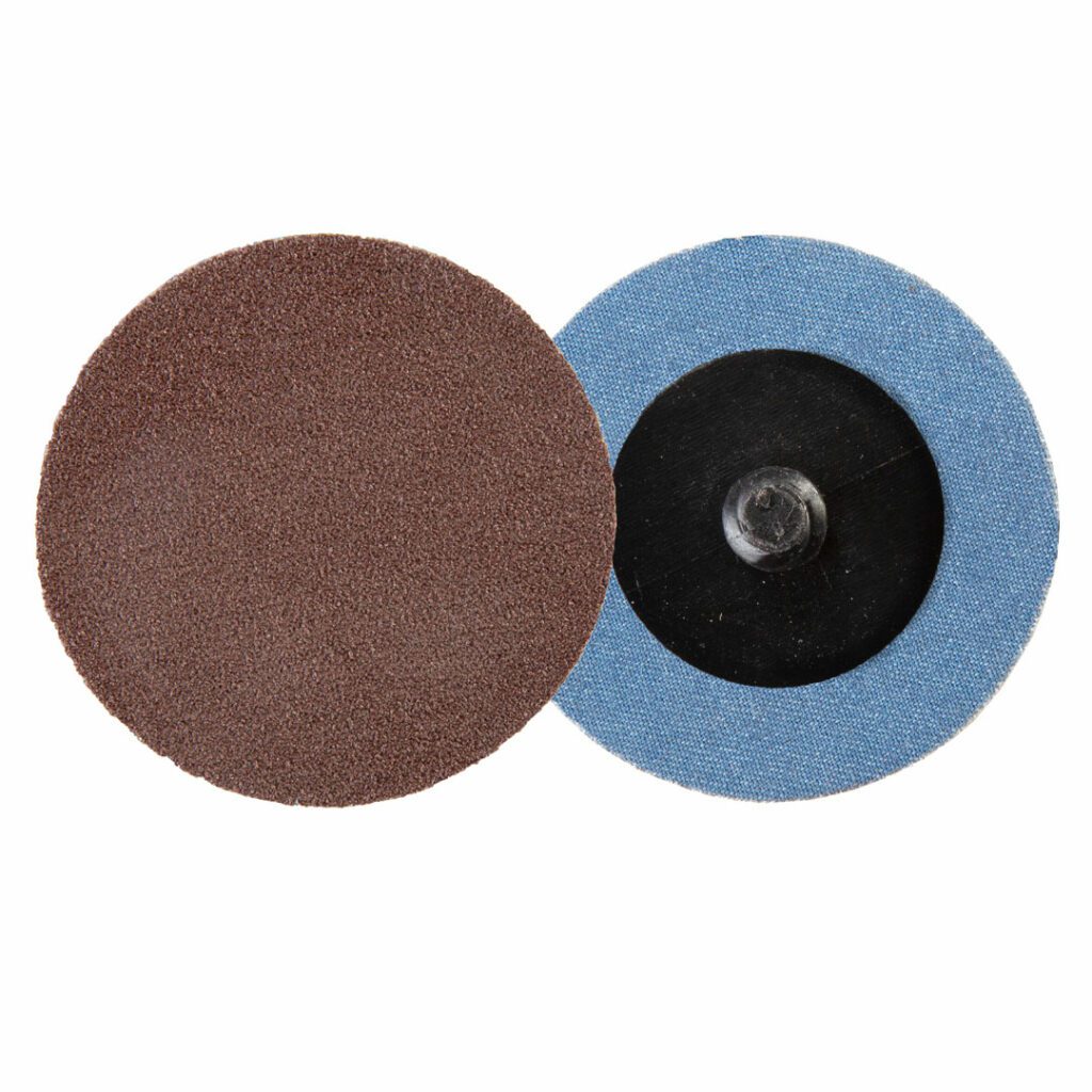 QLAO Lockit 36 grit al ox disc 50mm dia - Abrasive Finishing Systems