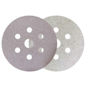 SA331 Aluminium Oxide Velcro Grip Discs 150mm Diameter with 6 holes plus centre hole