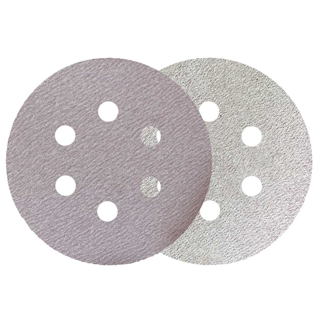 SA331 Aluminium Oxide Velcro Grip Discs 150mm Diameter with 6 holes