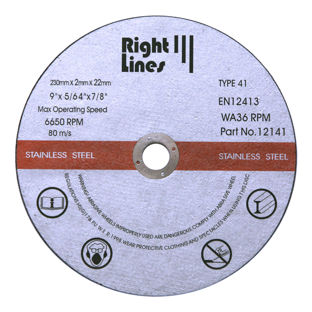 thin angle grinder cutting disc for stainless steel