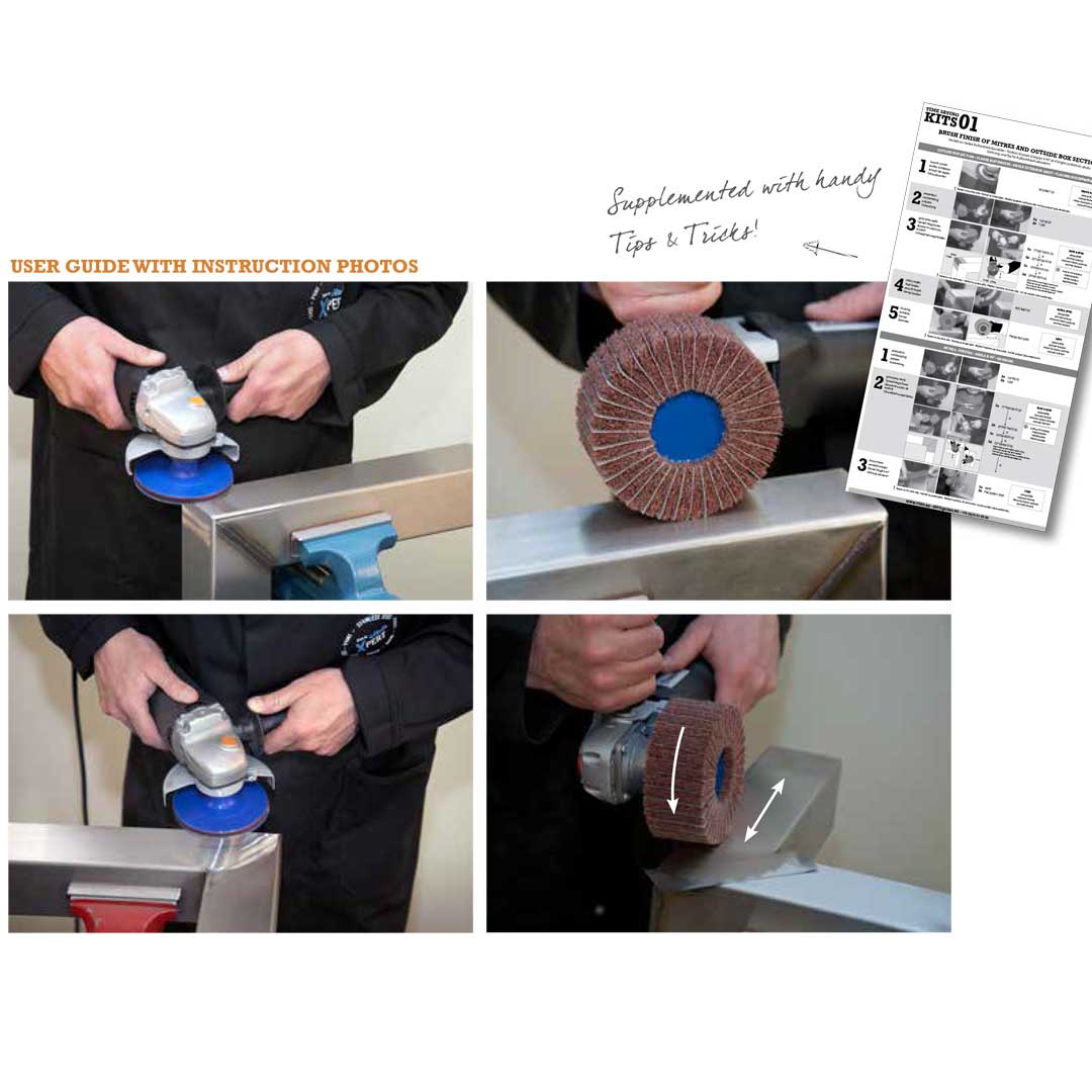 TSK01 Satin Finishing Stainless Mitre Corners