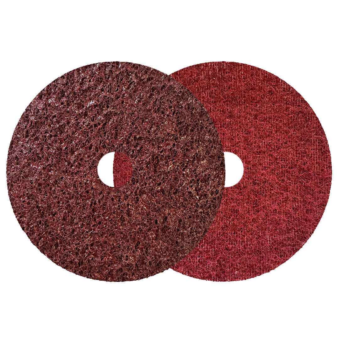 VTMA Surface Conditioning Medium Disc. Velcro / Grip Discs. 100mm with 16mm Centre Hole.
