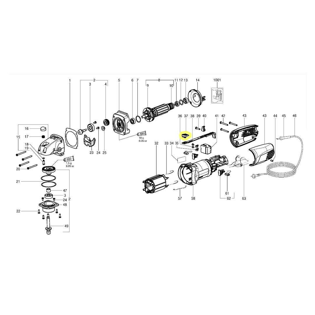 SMFP 343373650 switch slide machine part