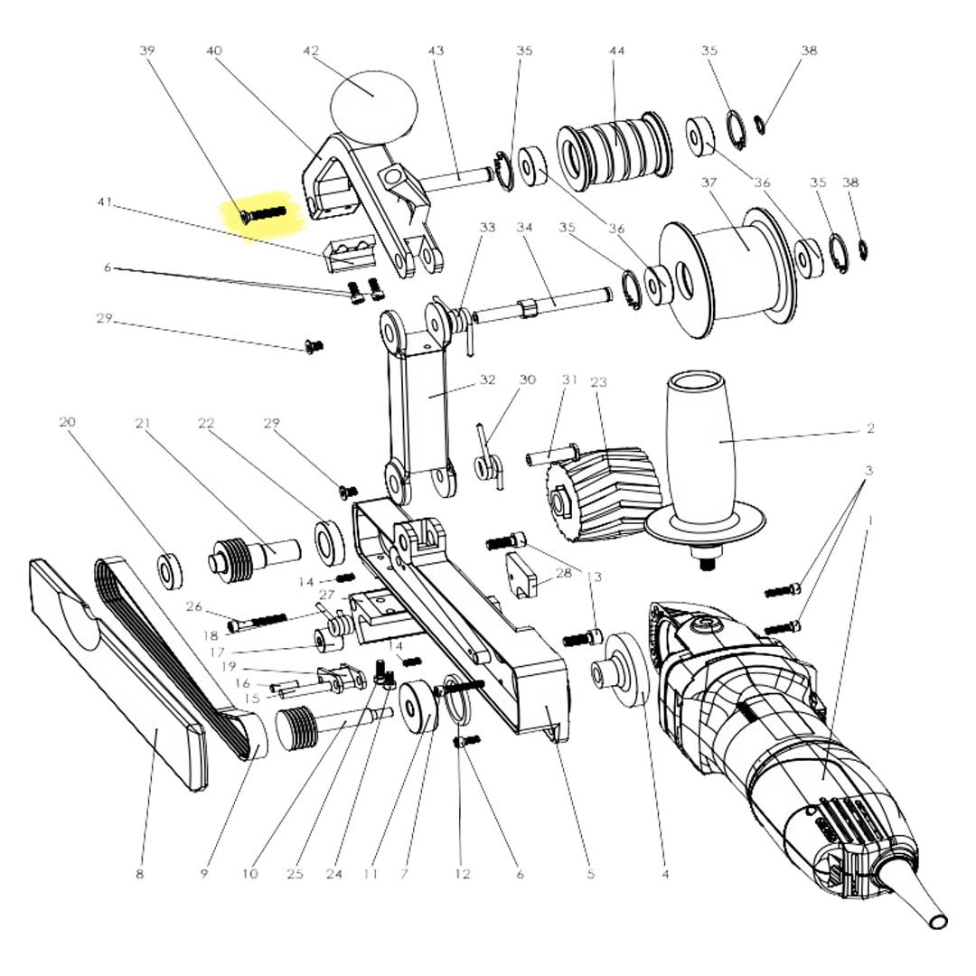 Finitube Socket-head screw M5 x 25 DIN 7991