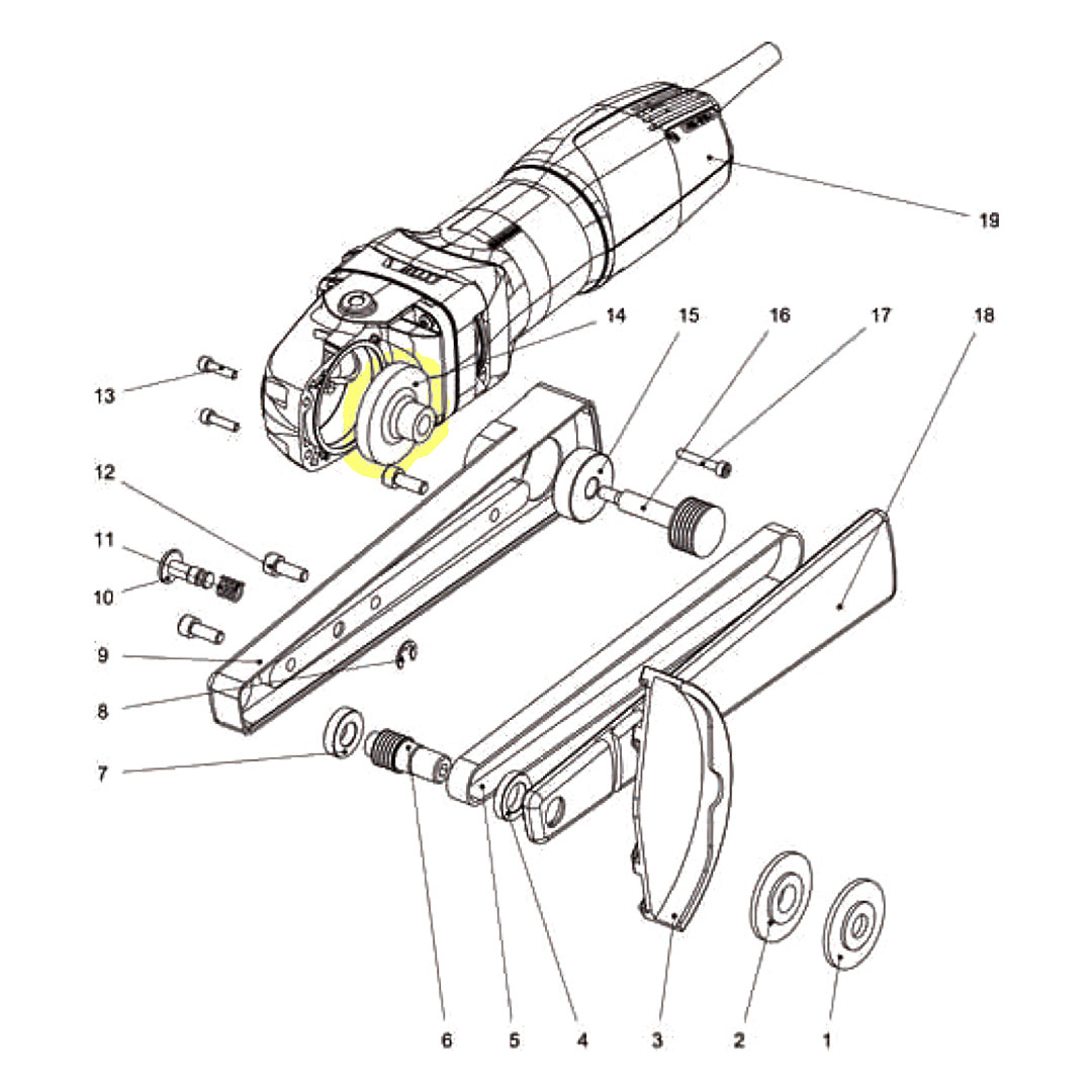 Toothed wheel machine part for finiteasy