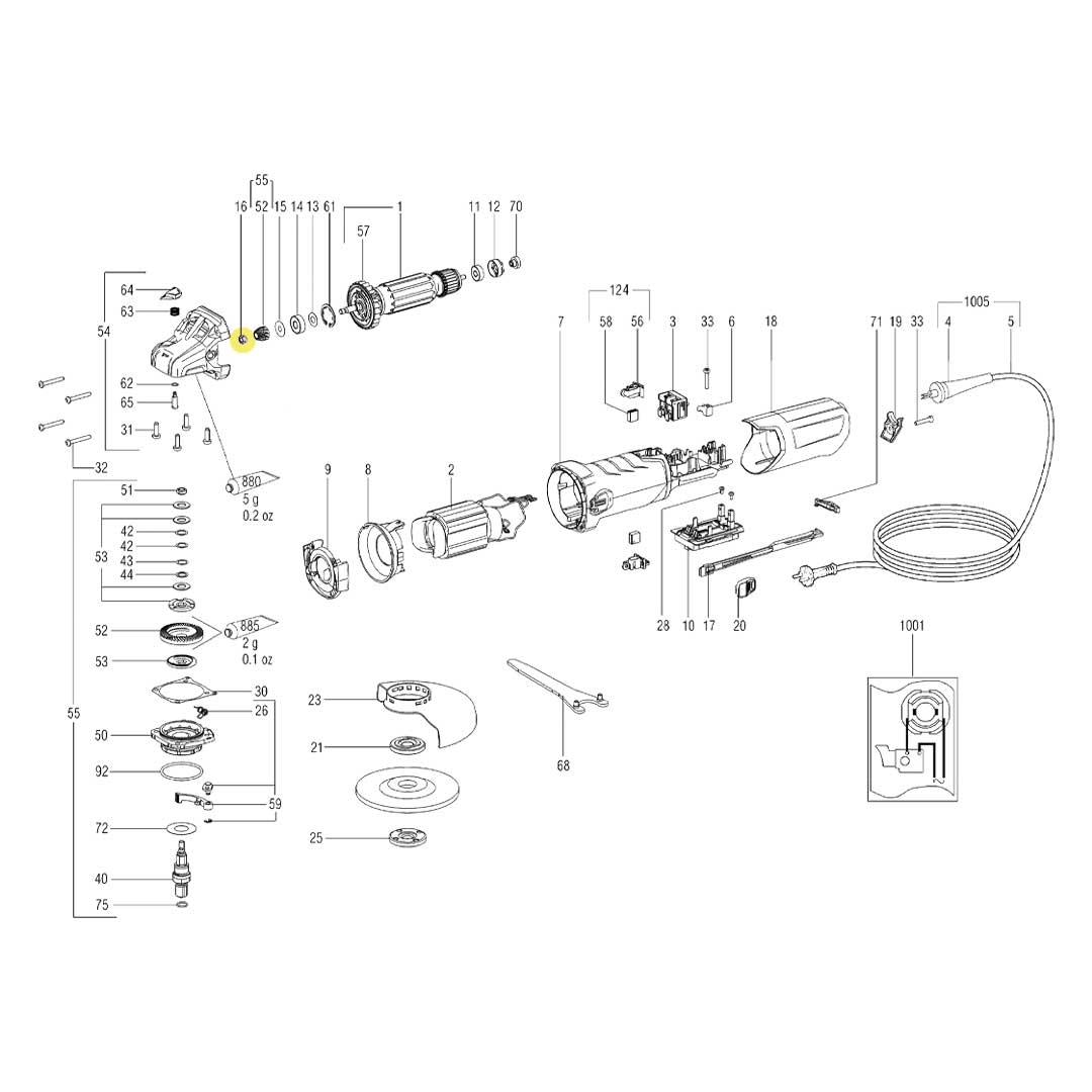 SMFP/341102260 Hexagon Nut W.Recess