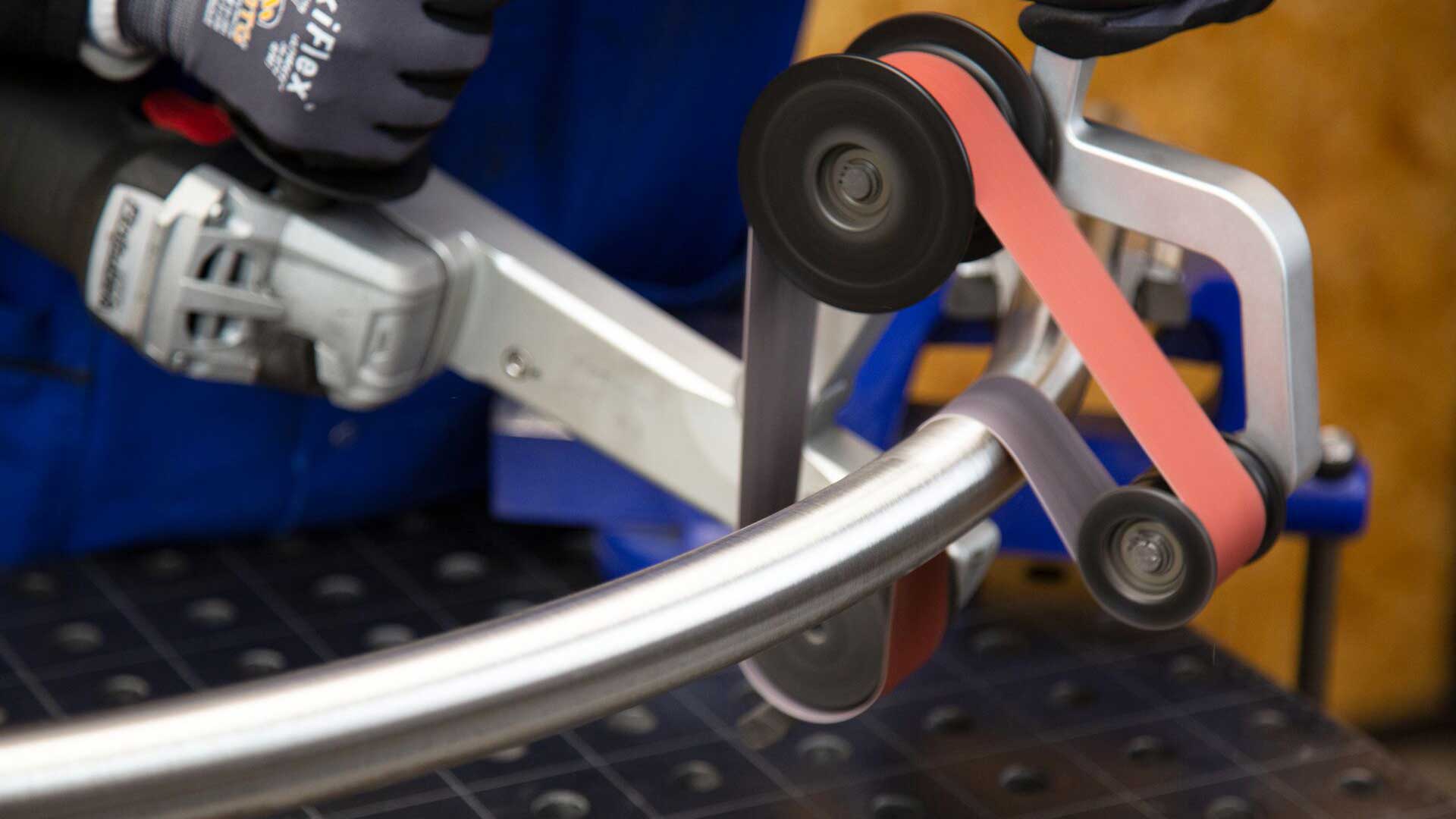 FF87 Cibo Flexible Ceramic Tube Polishing Belts - Abrasive Finishing Systems