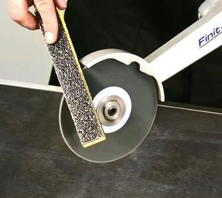 How to brush finish inner tube joints and box sections