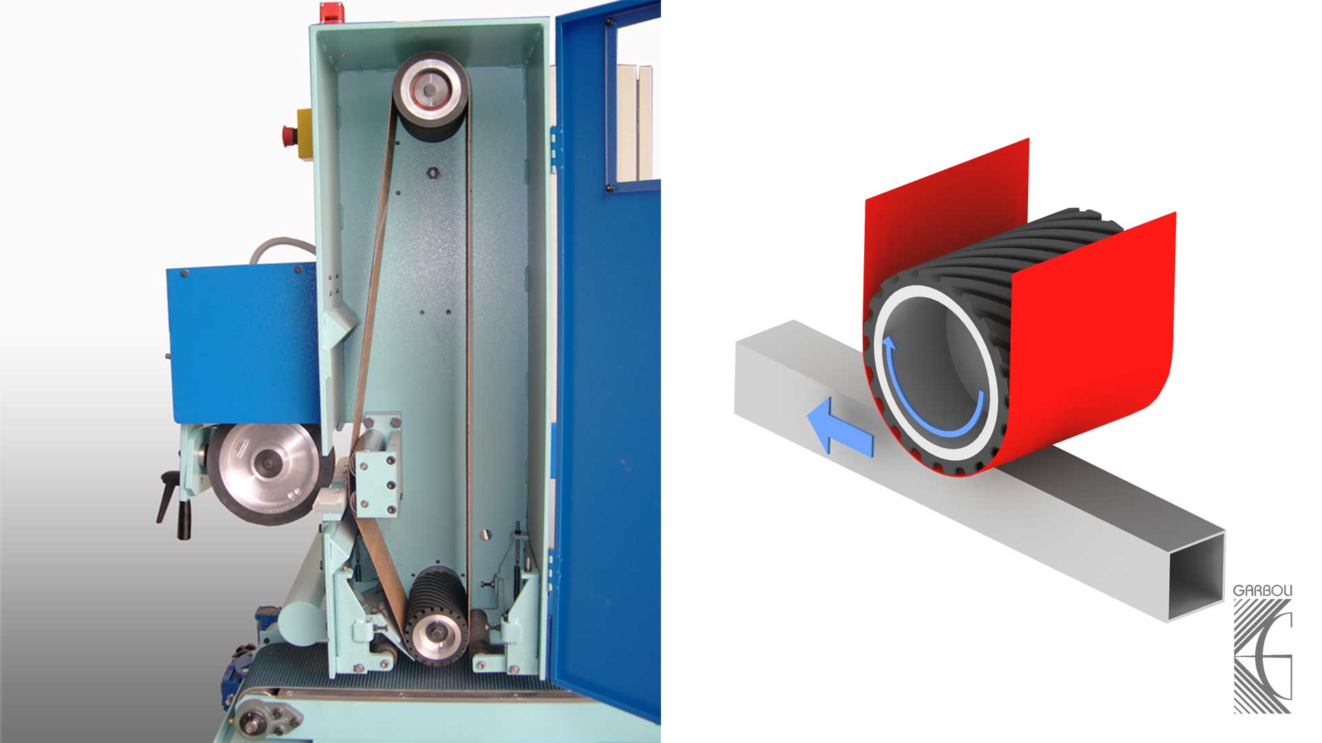 DUO -  Flat Bed & Centreless Abrasive Belt Grinder