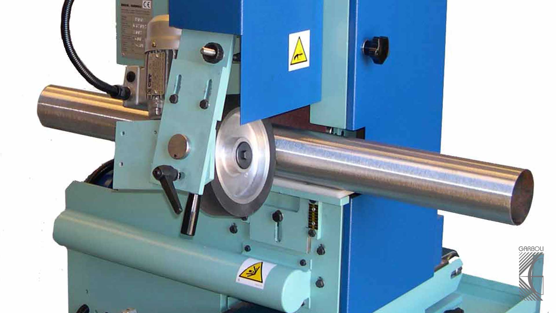 Garboli DUO 150mm belt sander and centreless tube polisher