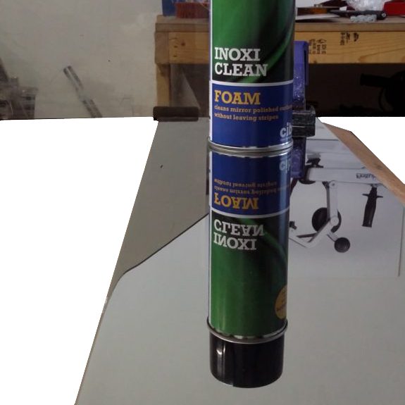 Cibo Inoxiclean FOAMIC mirror polished stainless cleaner