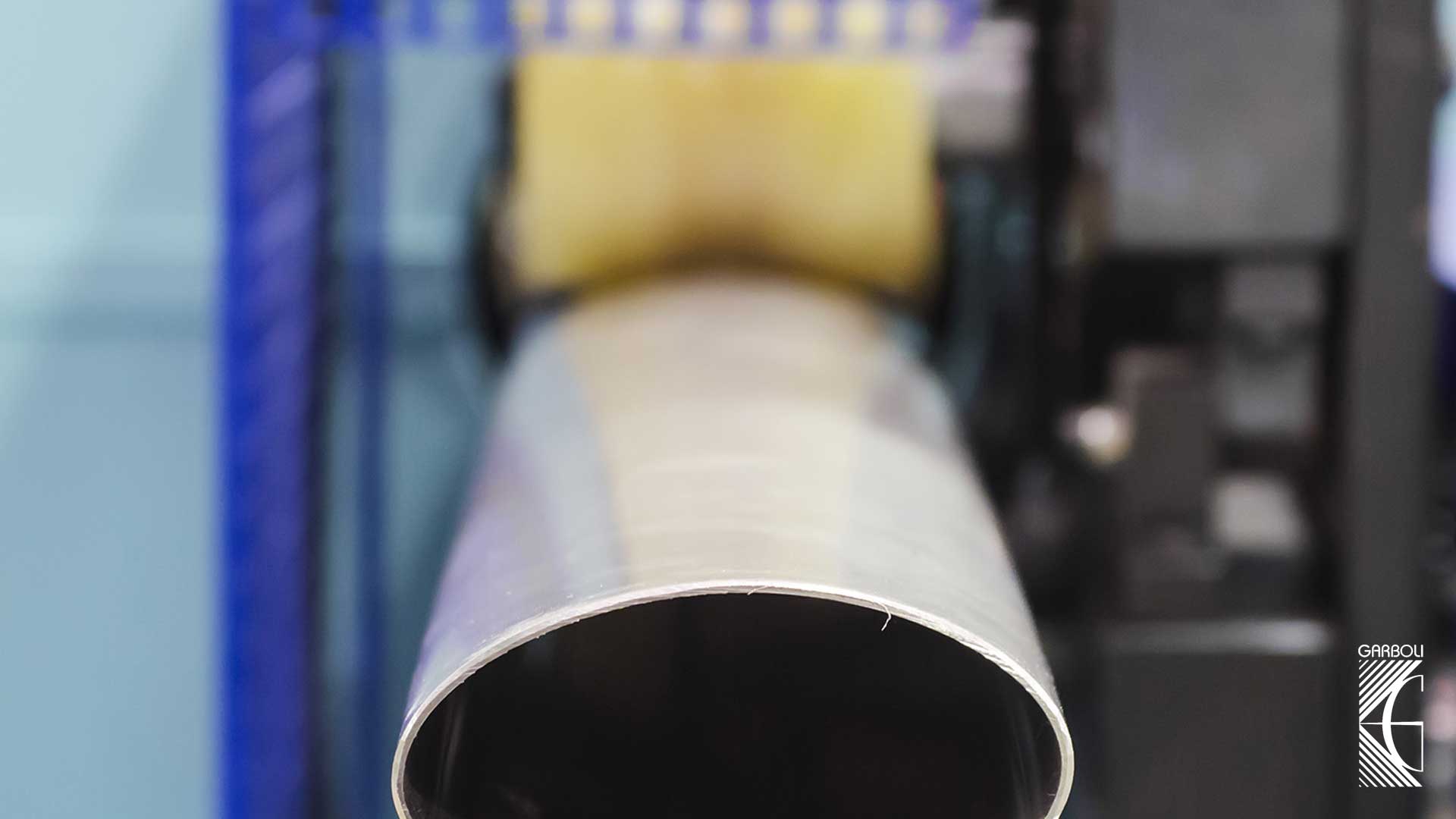 LT200 through feed orbital polisher - max tube dia 203mm