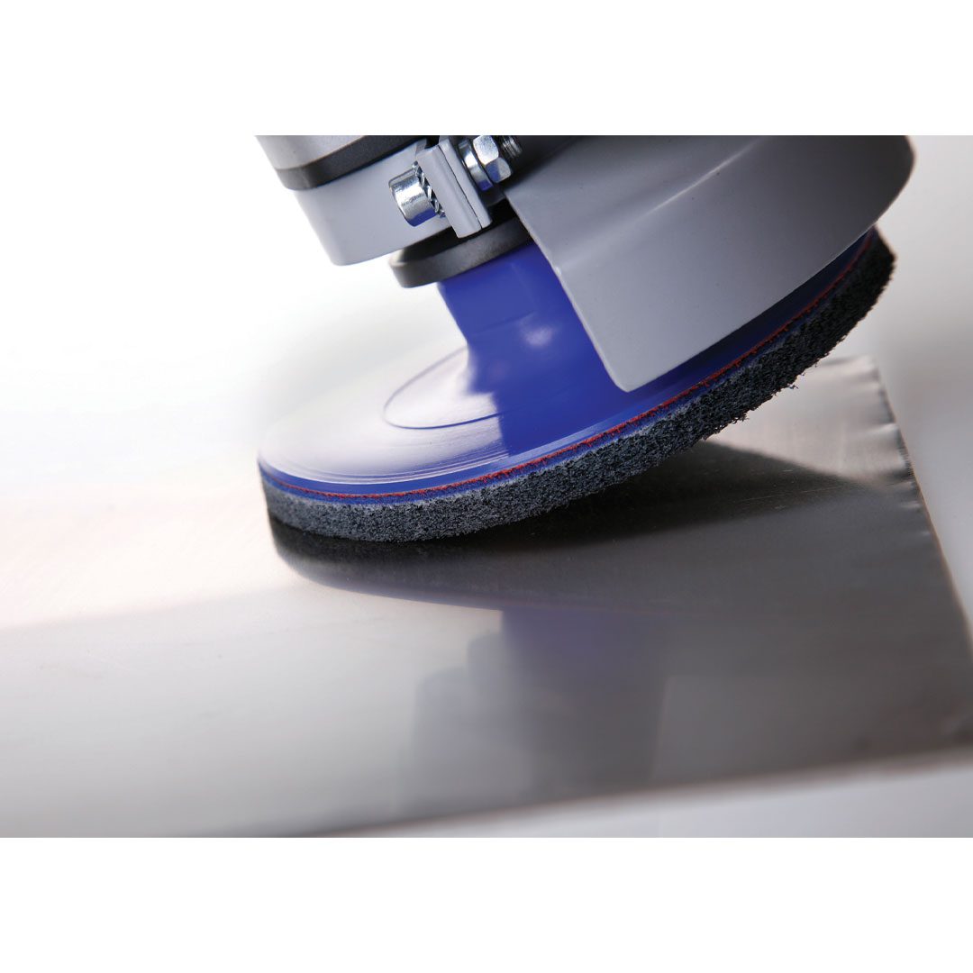 unitised velcro finishing disc on back up pad