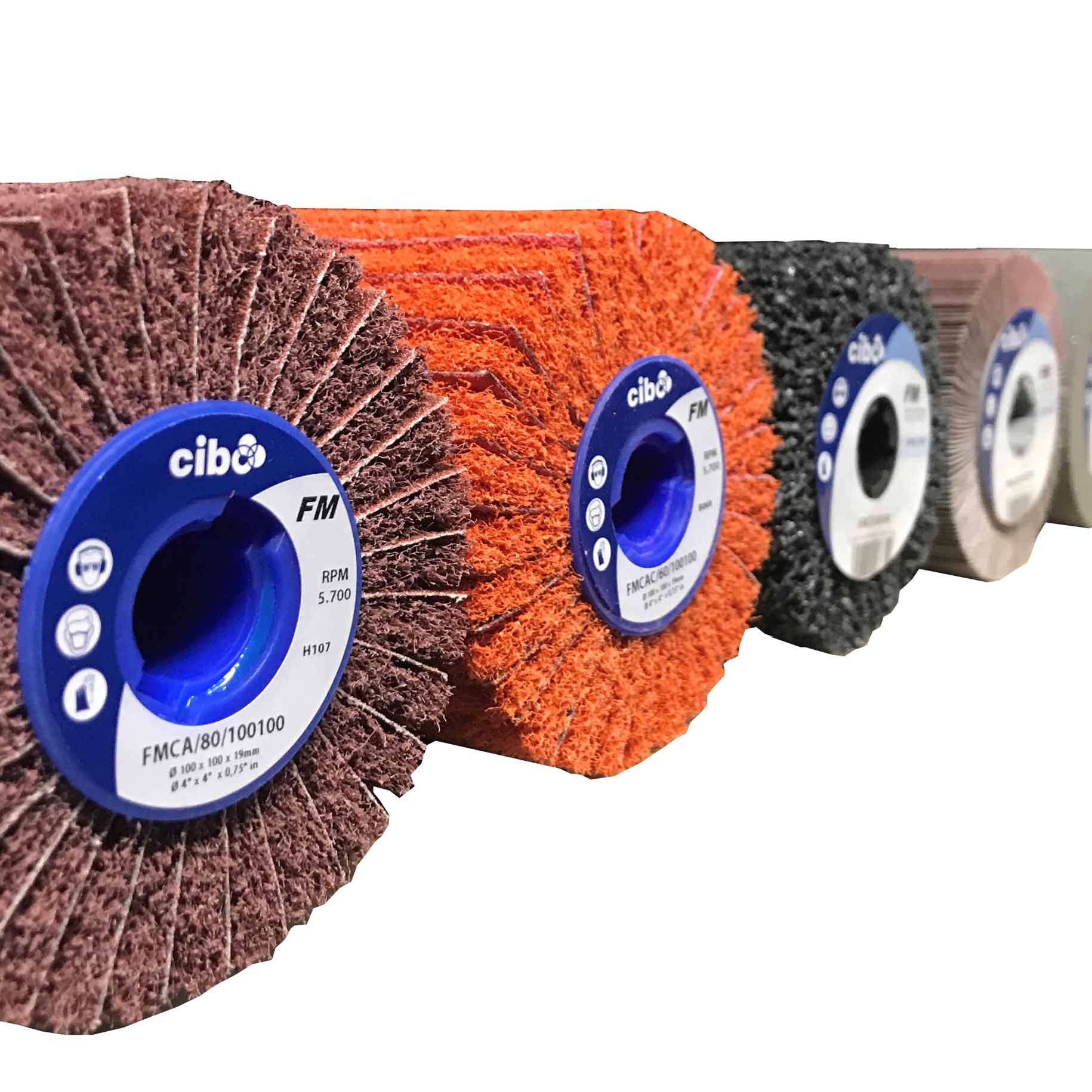 Keyway flap brushes for burnisher machines