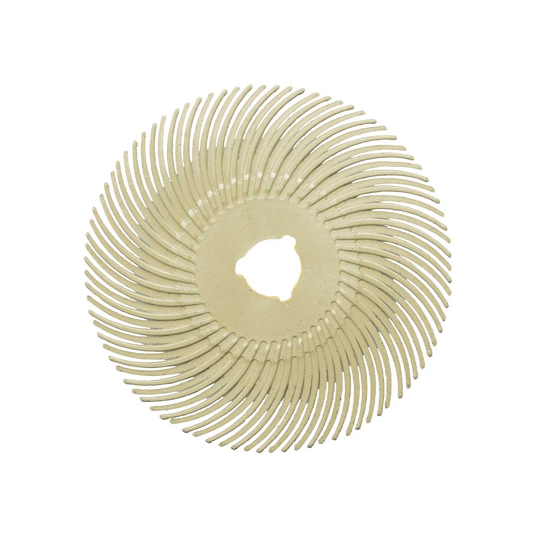 Cibo Bristle Brush 50mm curved white