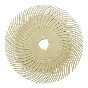 Cibo Bristle Brush 75mm curved white