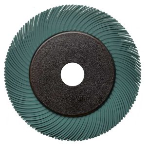 cibo bristle brush green curved