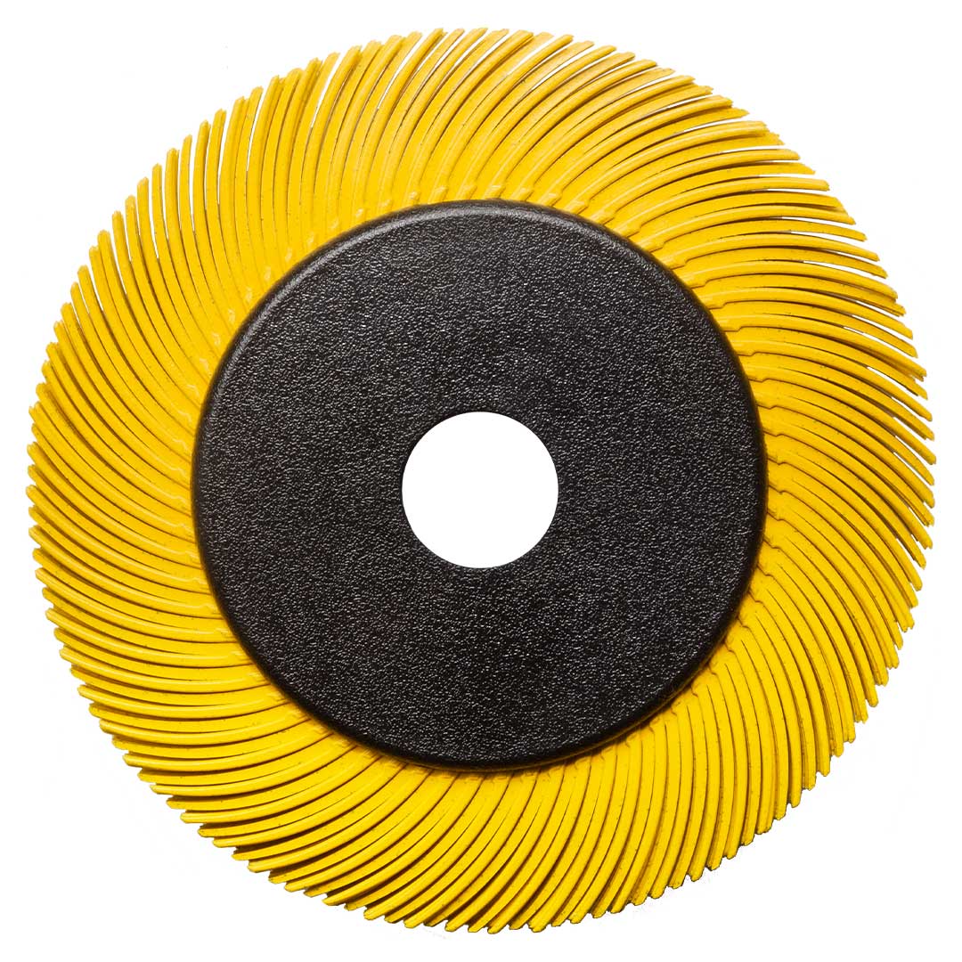 Cibo Bristle Brush Yellow Curved