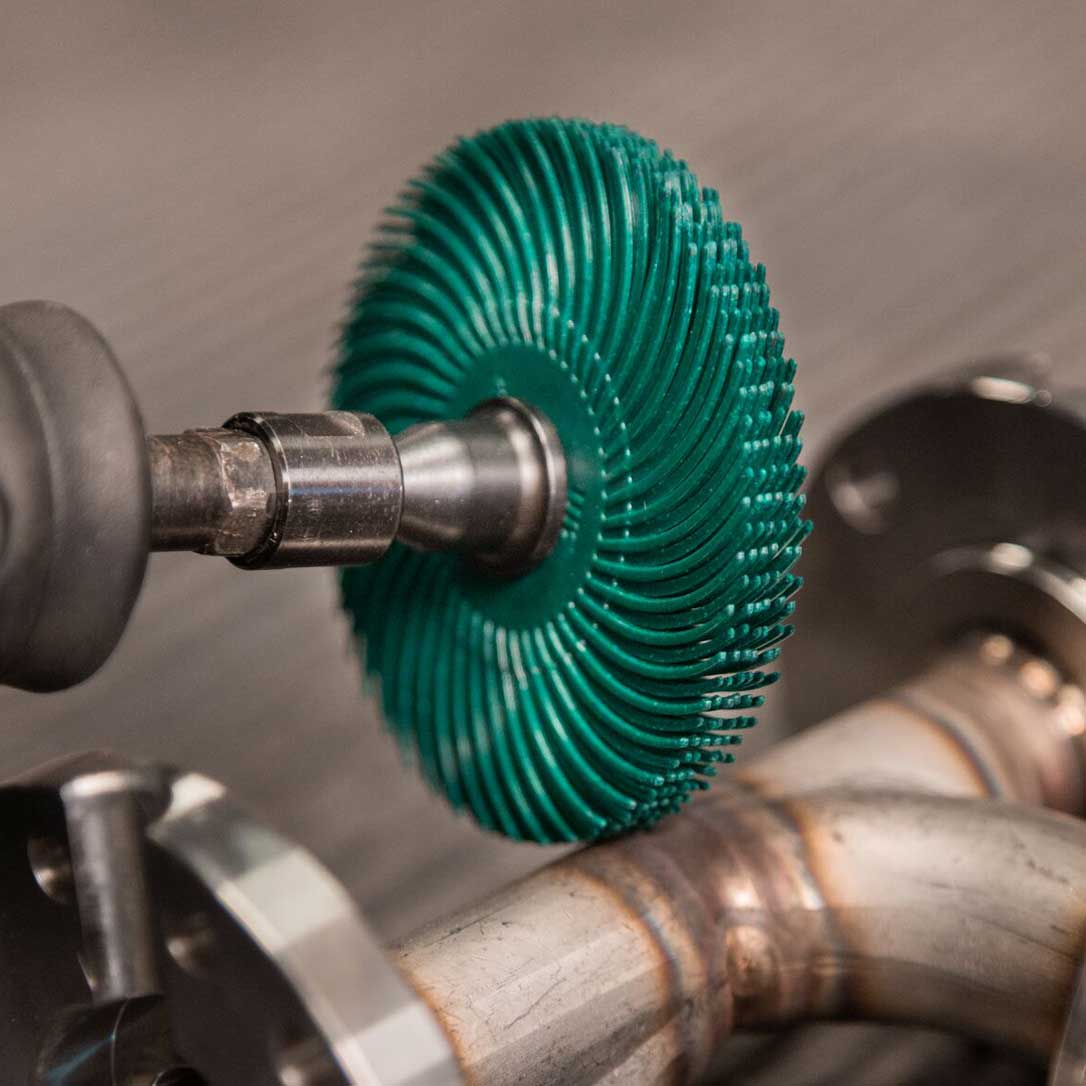 Cibo bristle brush 50 grit green 75mm diameter