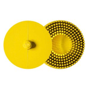 yellow lockit quick change bristle brush cup