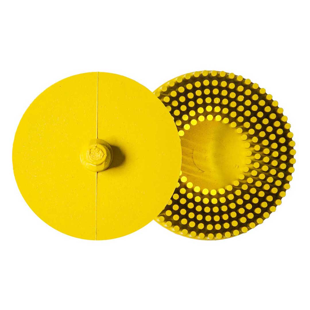 yellow lockit quick change bristle brush cup