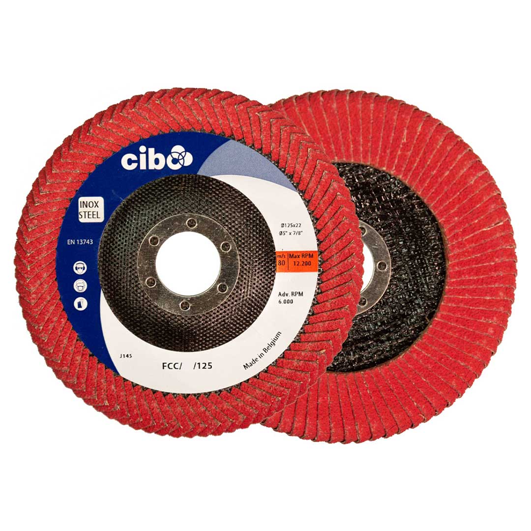 Cibo Abrasives FCC Ceramic Curved Flap Disc